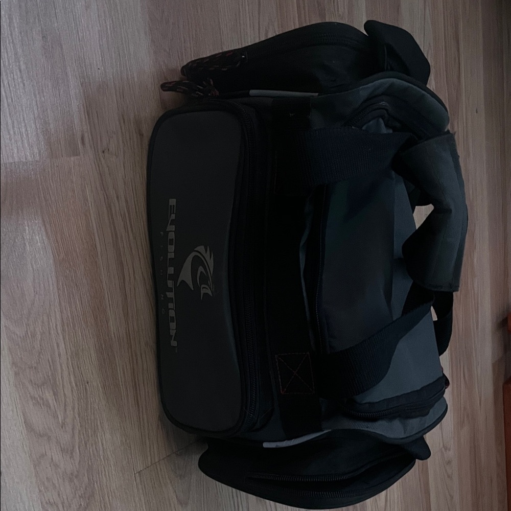 Evolution Black and Gray Fishing Bag